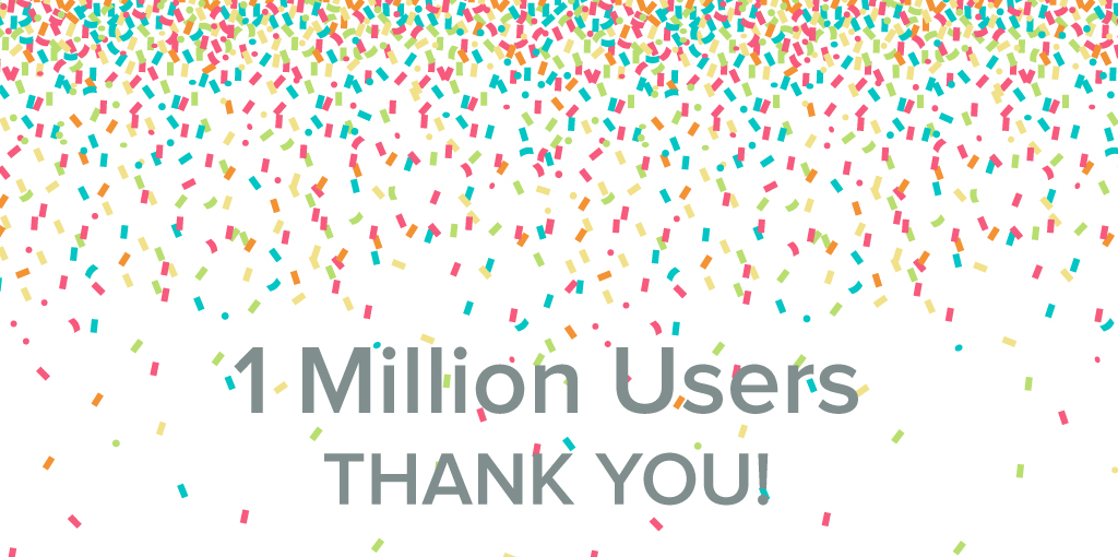 Wideo Reaches 1 Million Users—THANK YOU!