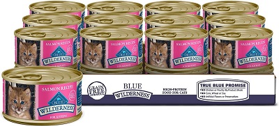 Blue Buffalo Wilderness Kitten Salmon Grain-Free Canned Cat Food