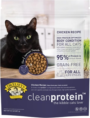 Dr. Elsey’s cleanprotein Chicken Formula Grain-Free Dry Cat Food