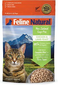 Feline Natural Chicken & Lamb Feast Grain-Free Freeze-Dried Cat Food