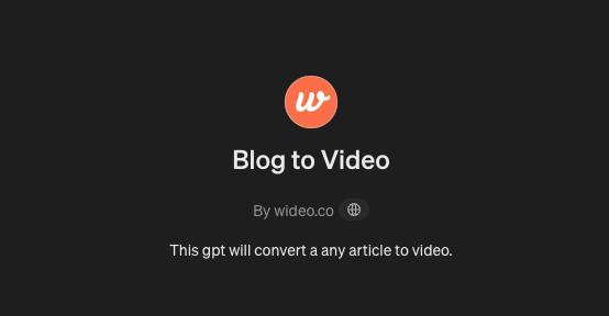 Create a video from an article using Chat GPT & Wideo Ai integration