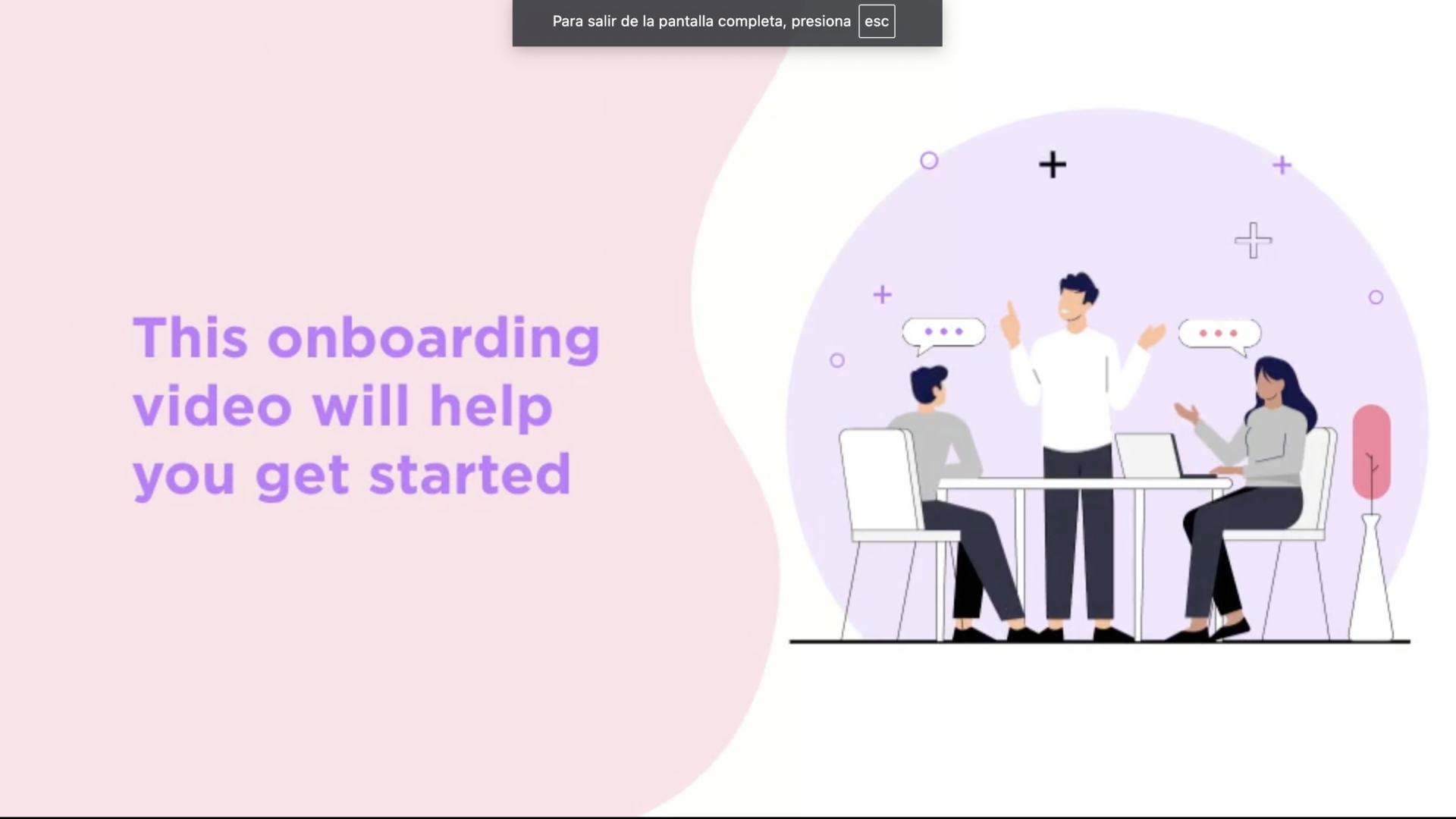 New employee onboarding or training video